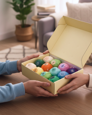 bath bombs gift set