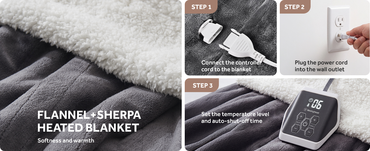 heated blanket full