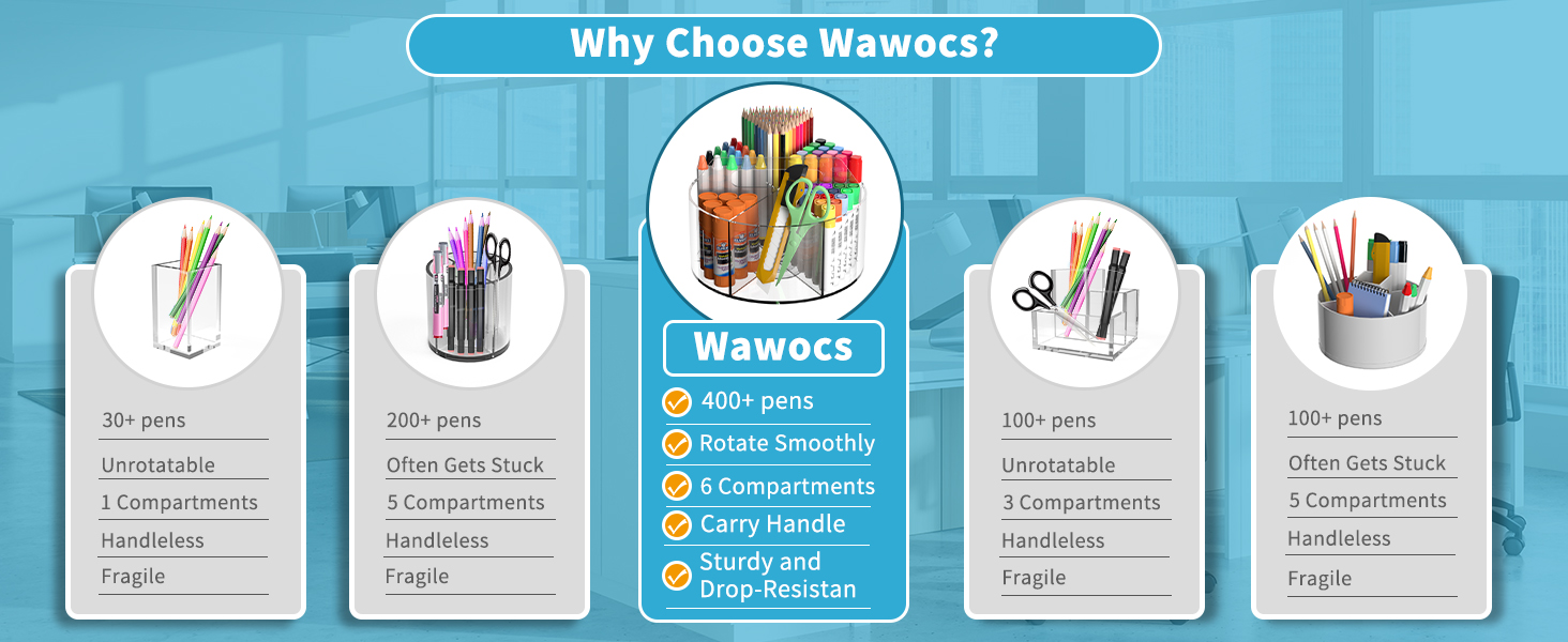 acrylic desk storage organizer