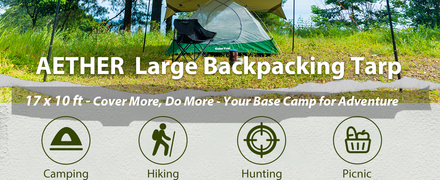 waterproof camping tarp