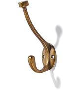 khtumeware The 3 Pack 5-1/2 inch Antique Brass Coat Hook zinc Alloy mudroom Hooks is Suitable for...