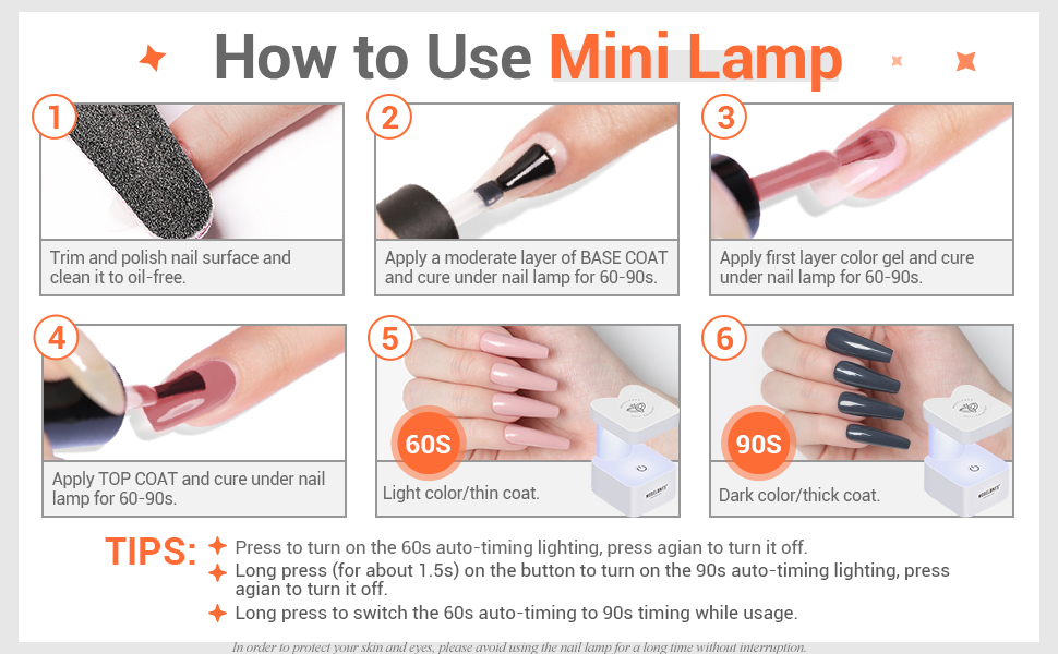 How to use Mini Nail Light