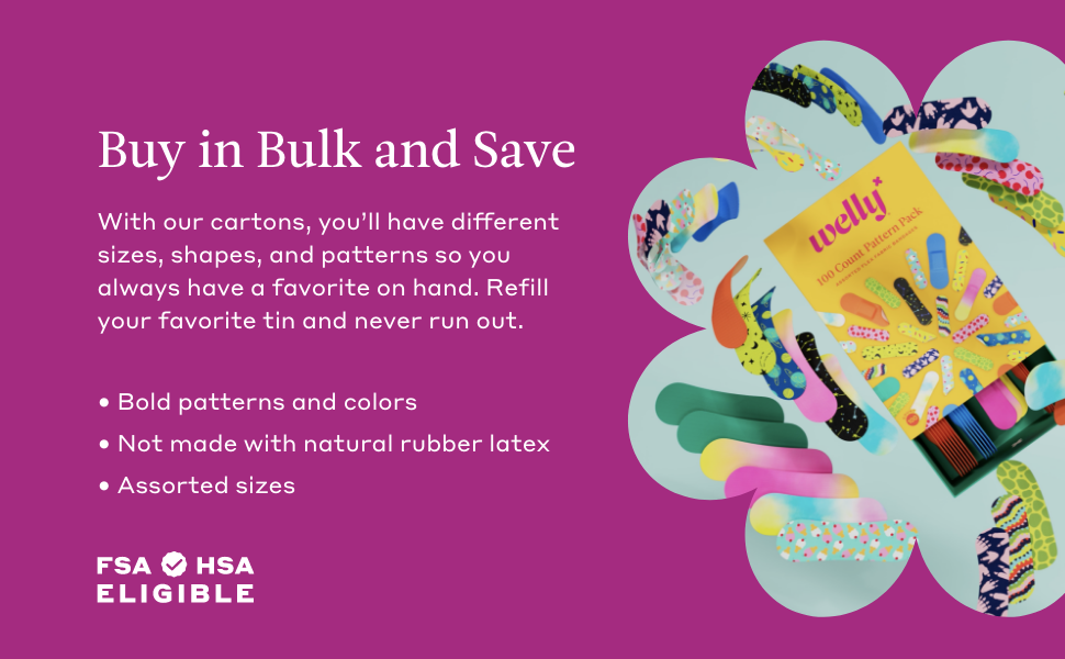 flex fabric bandages, latex-free, welly first aid, welly, bravery badges, flexible