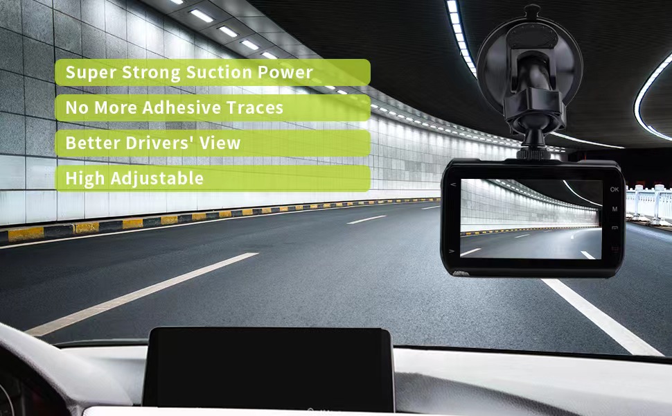 suction cup dash cam mount