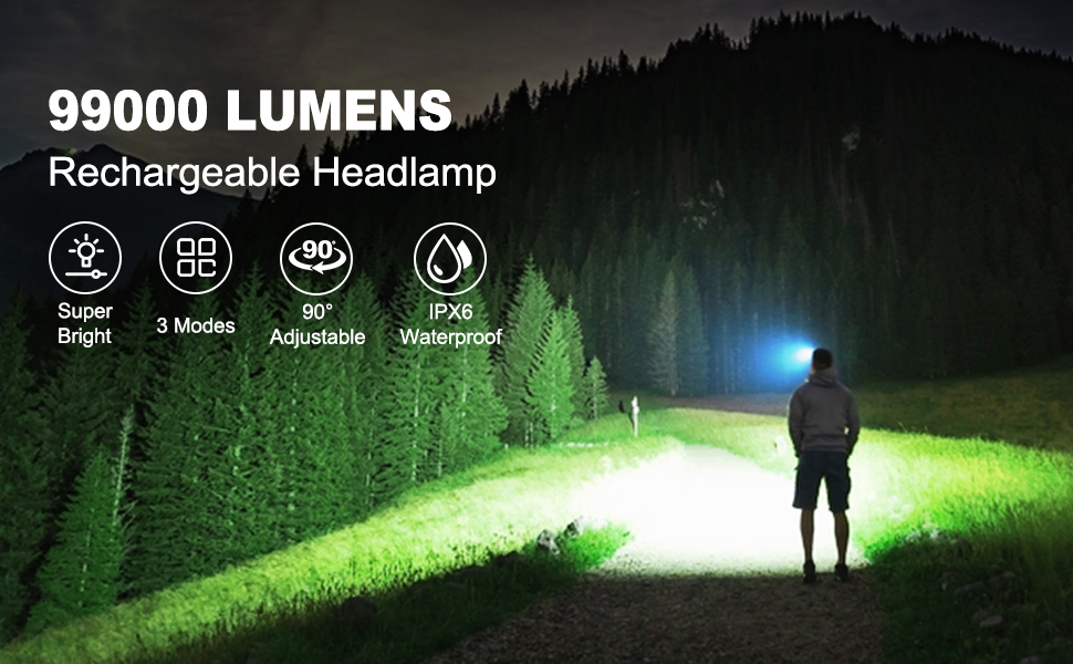head lamps led rechargeable