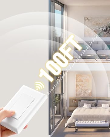 remote 3 way light switch wireless