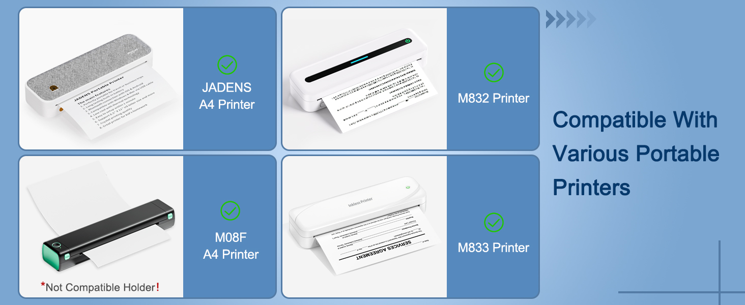 Thermal Printer Paper, A4 Thermal Paper Roll for Quick-dry