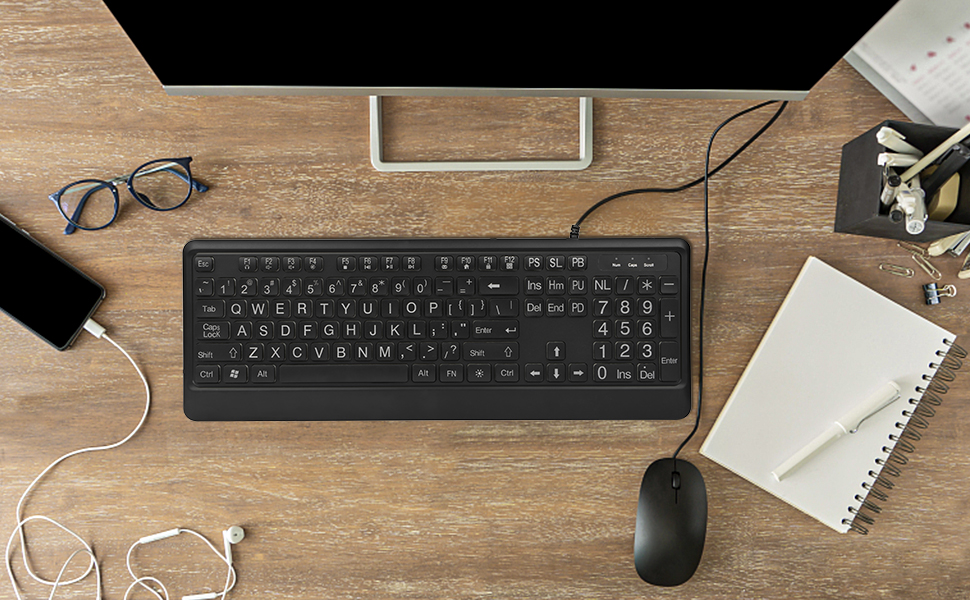 large keyboard