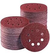 MIDO PROFESSIONAL ABRASIVE Sanding Disc 5-Inch 8-Hole 240 PCS 40 60 80 100 120 150 180 240 320 40...