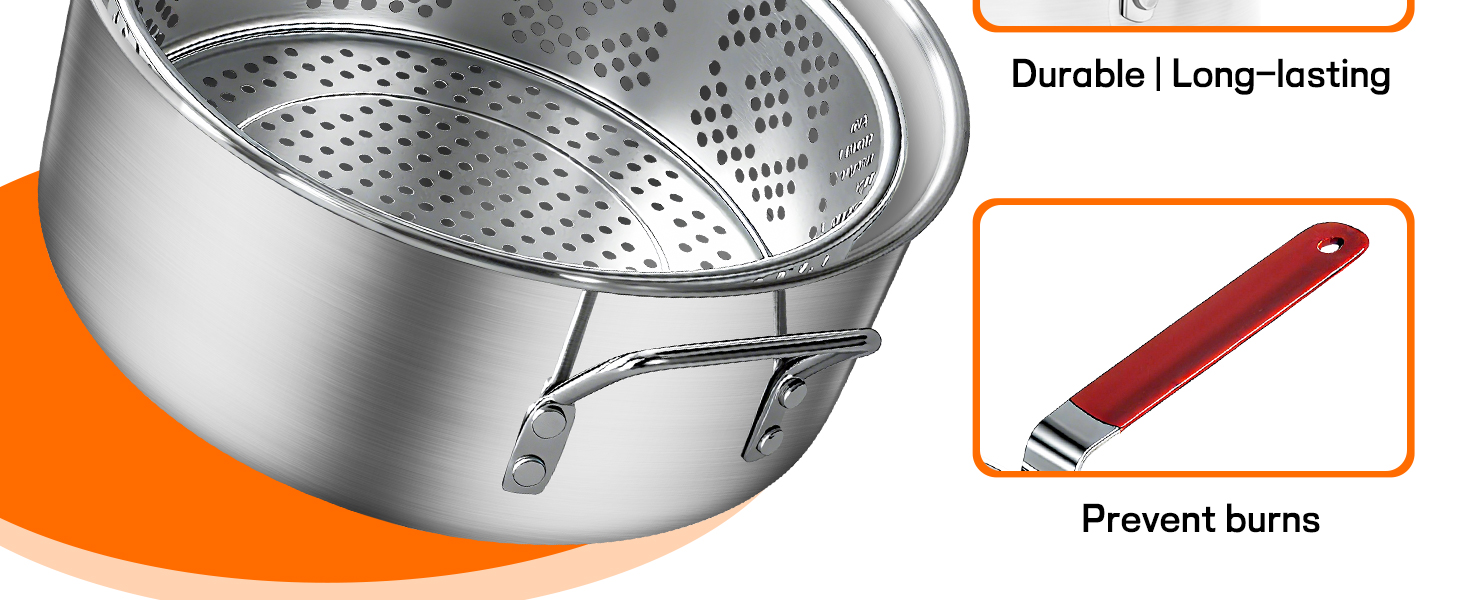 deep fryer with basket