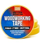 Better Boat Double Sided Tape for Woodworking and Tools, Heavy-Duty CNC and Acrylic Router Templa...