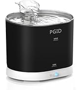 PGID Cordless Cat Water Fountain for Drinking, 5000mah Battery Operated Pet Dog Water Fountain, 7...