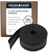 House2Home Webbing for Lawn Chairs and Furniture, Upholstery Webbing to Repair Couch Supports for...