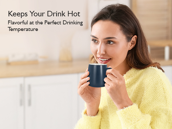 Fine Ceramic Self-Heating Mug