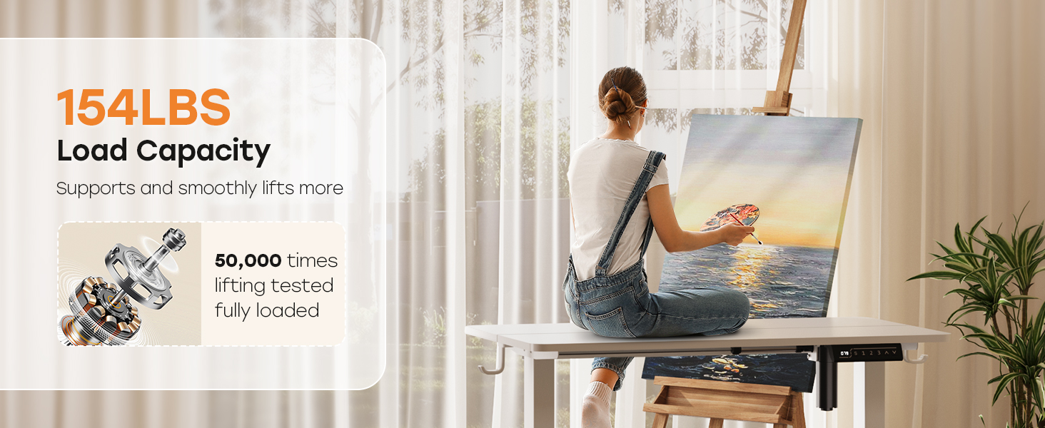 small electric standing desk