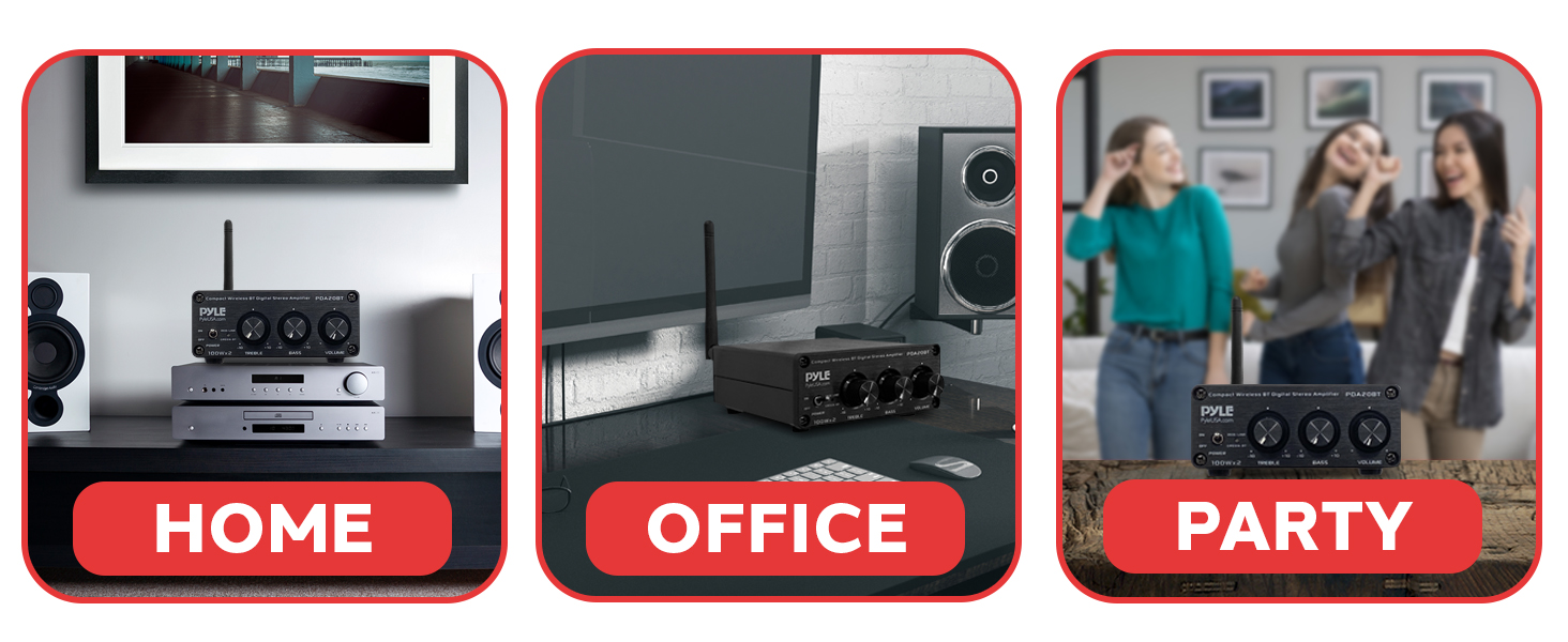 home stereo system components amplifier audio receiver theater bluetooth with surround sound