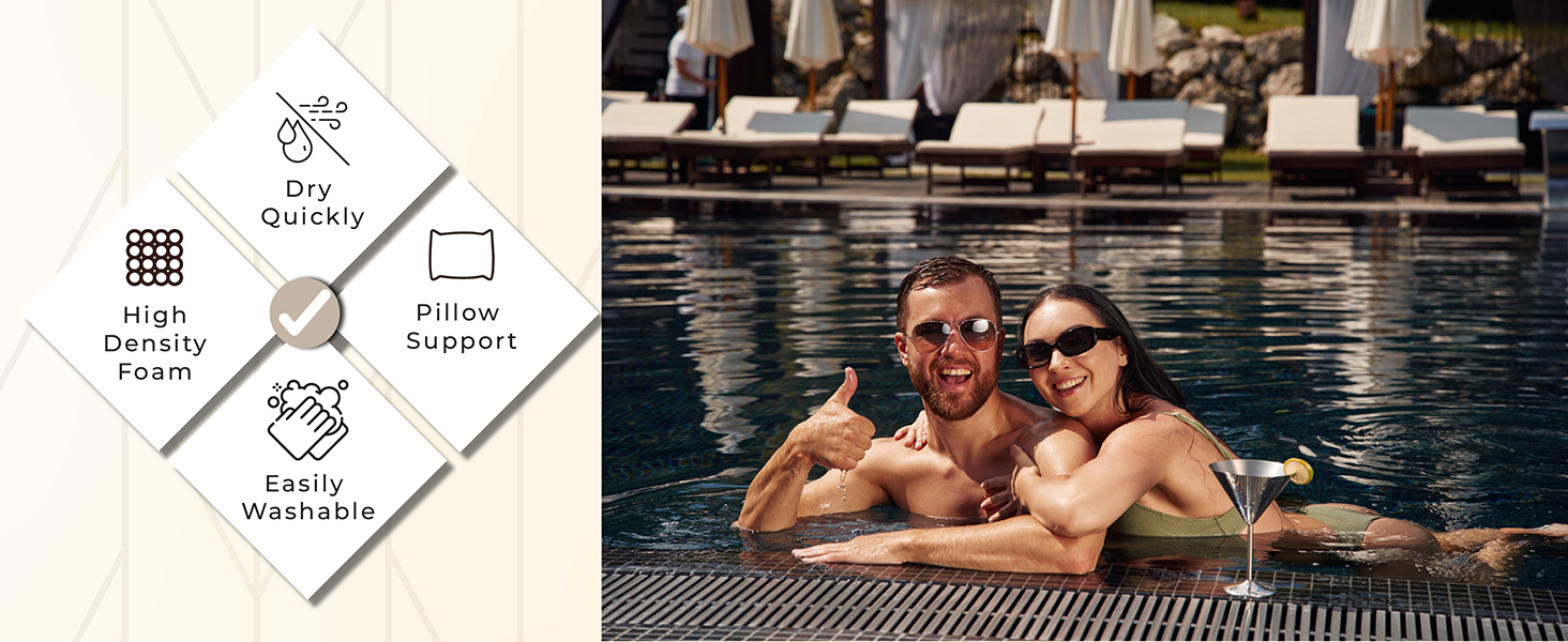 lounge uv resistant cushions