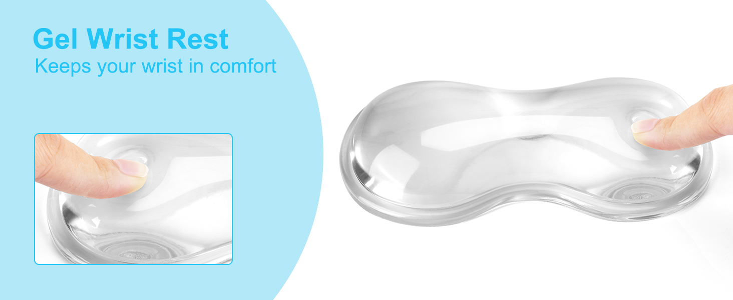 Ergonomic Memory Foam Wrist Rest for Laptop, Computer