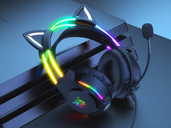 RGB Light Up Gaming Headphones