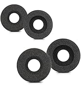 Ear Cushions for Plantronics Headset Replacement Earpads Foam Ear Pad Covers for Plantronics Blac...