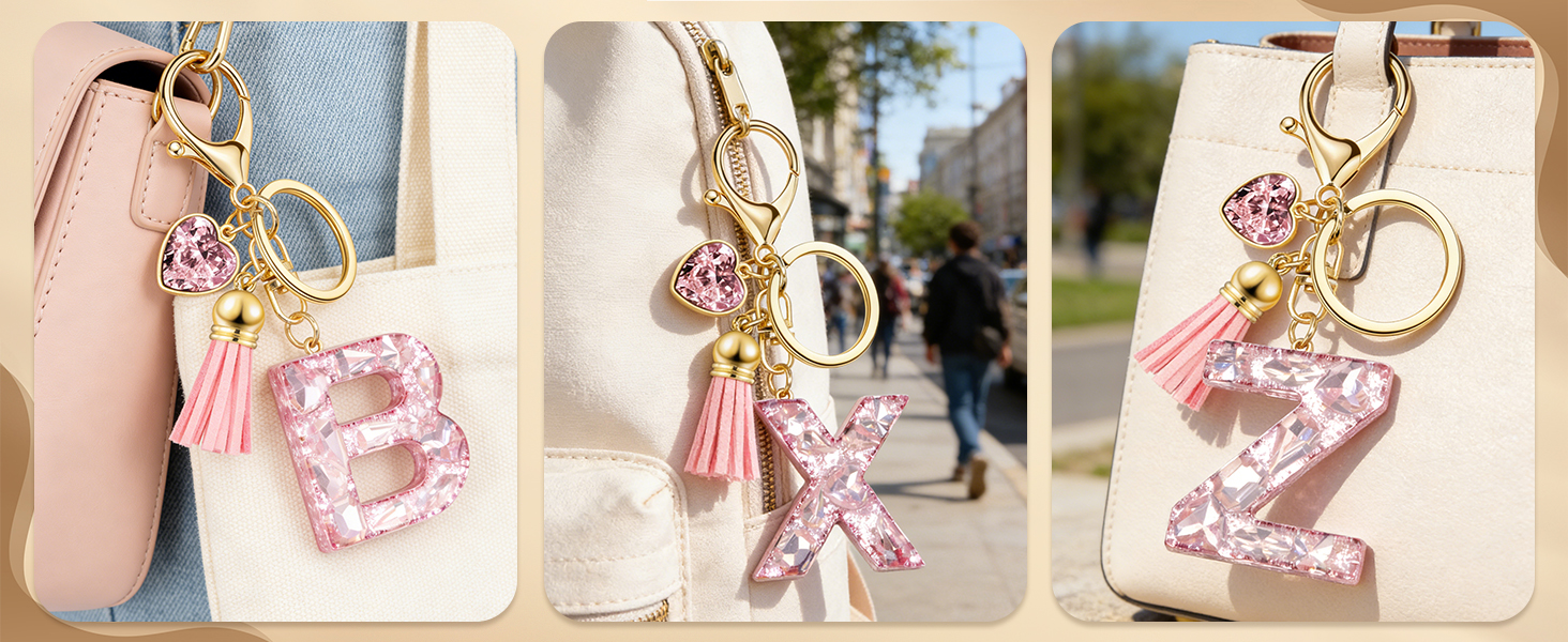 bag charms womens keychain