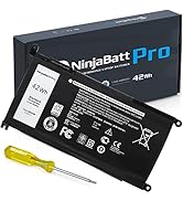NinjaBatt Battery for Dell WDX0R P69G YRDD6 Inspiron 15 5000 7000 Series 15-5000 15-7000 13-7000 ...