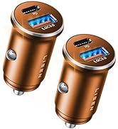 LISEN 54W Car Phone Charger USB C, Cigarette Lighter Adapter, Car Accessories for iPhone, USB C C...