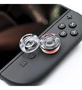 Luck&amp;Link Transparent Thumb Grips for Switch 2, Joystick Caps for Joy-Con 2 Thumbstick Cover (for...