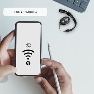 Camera Shutter Remote Control with Bluetooth Wireless Technology