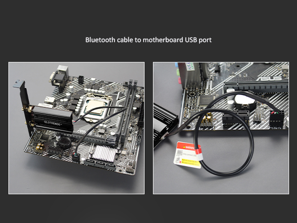 GLOTRENDS BE6500 WiFi 7 PCIe Card for AMD/Intel Desktop PC