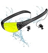 Tayogo Waterproof Mp3 Player for Swimming, IPX8 8GB Swimming Headset, Silicone Coated Waterproof ...
