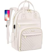 Laptop Backpack for Women Work Bag - 15.6 inch Travel Backpack with USB Charger Business Computer...