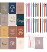 24 Set/48 Pcs Positive Affirmation Gifts Set Mini Notebooks Bulk With Positive Motivational Pens ...