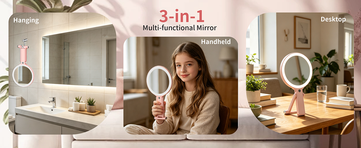 3-in-1 Multi-functional Mirror