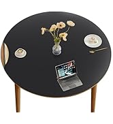 CENNBIE 54/51/47/43/40 Inches Round Table Mat - Cork Leather Placemats - Suitable as Side Dining ...