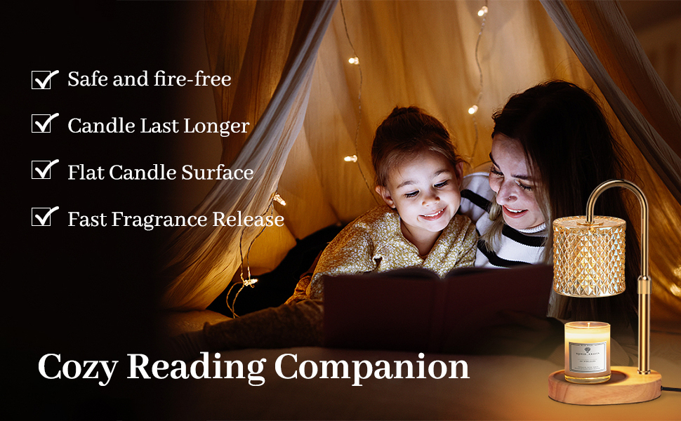 candle warmer lamp reading