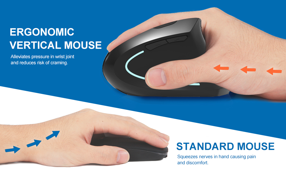 Bluetooth Ergonomic Mouse