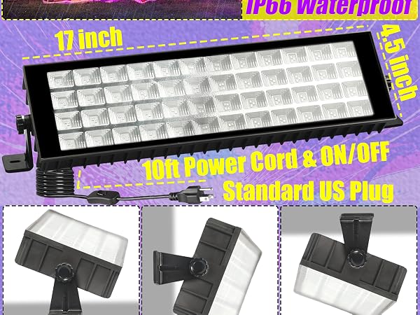 NEWREACH 120W LED Blacklight Bar