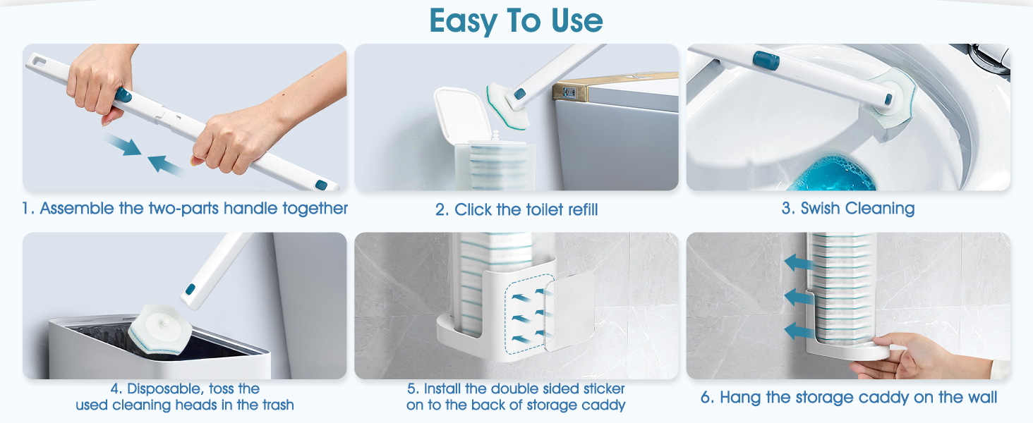 Disposable Toilet Brush