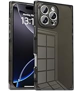 IAIYOXI Rectangle Case Compatible for iPhone 16 Pro Max, 6.9-inch, Full Camera Protection with TP...