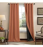 Pitalk Boho Blackout Curtains 108 Inches Long 2 Panels Set for Living Room Darkening Soundproof I...