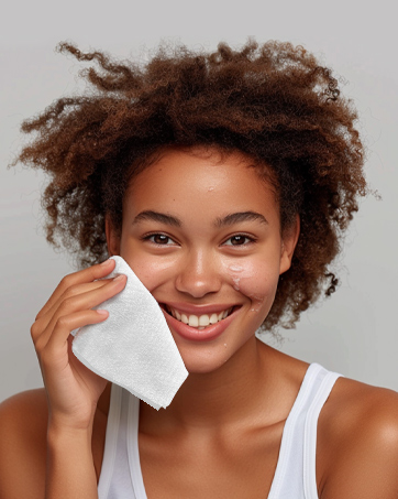clean skin towels
