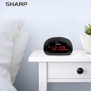 simple basic basics clock bedroom desk cable box kitchen office kids room