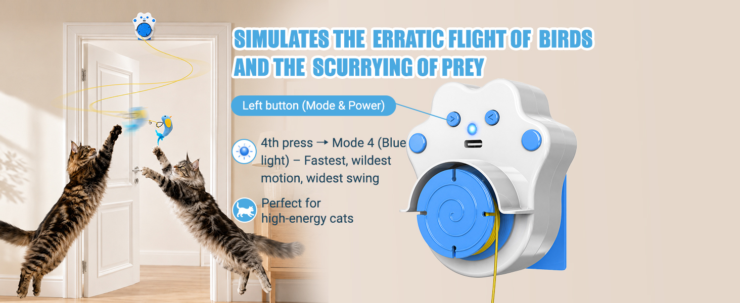 Wild Mode(Blue)-For High-energy cats