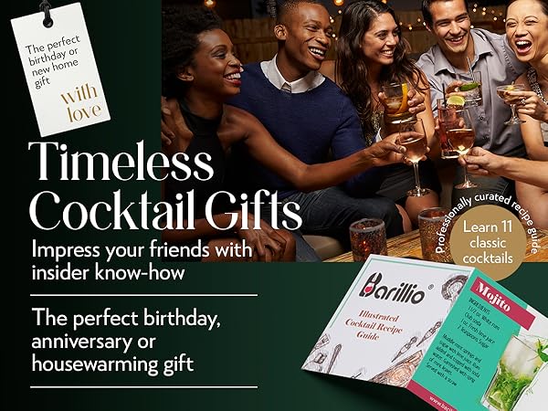 Timeless Cocktail Gifts - Learn how to layer, build, stir, shake and pour