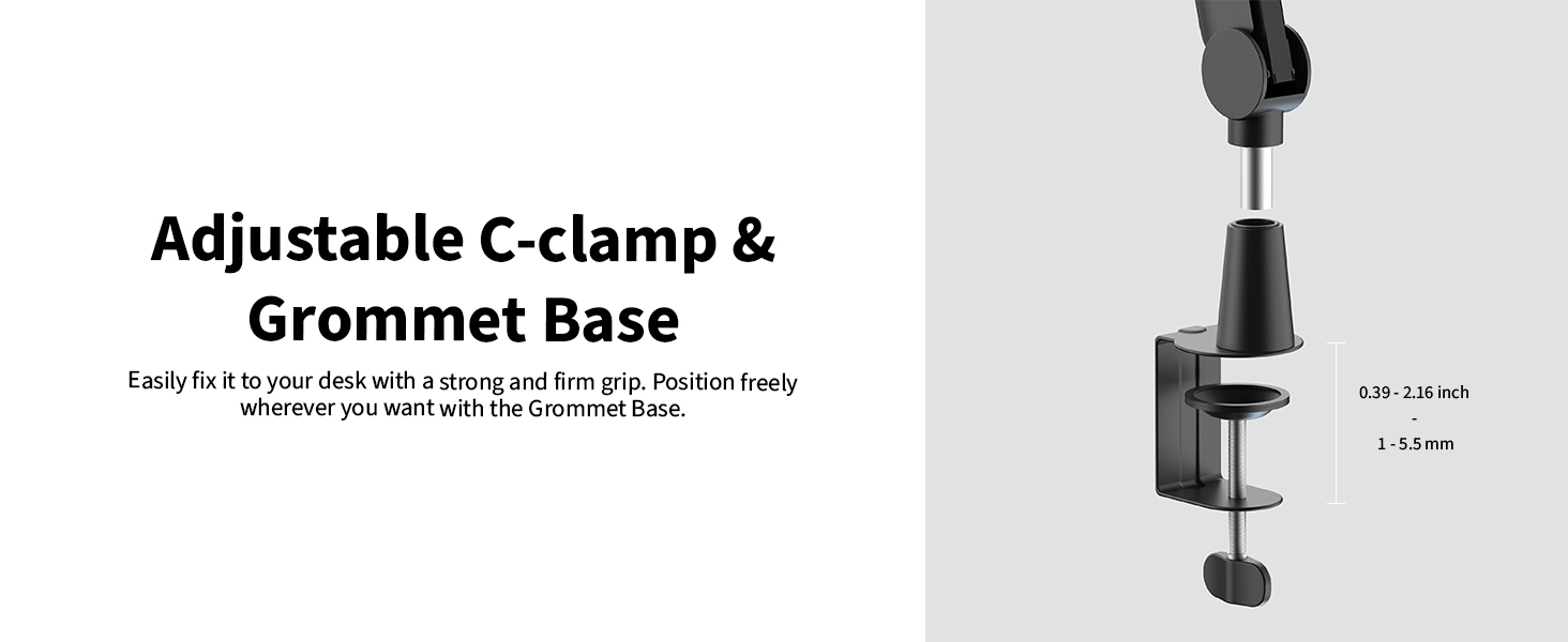 shure sm7b boom arm hyperx quadcast boom arm microphone arm desk mount blue yeti boom arm elgato