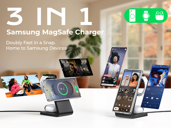 Magnetic Wireless Charger for Samsung