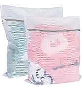 Vivifying Mesh Laundry Bags, 2 Pack Large Honeycomb Mesh Wash Bags for Washing Machine, Delicates...