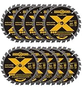 ANGELSWORD 6-1/2 Inch Circular Saw Blade for Framing, Fast Wood Cutting, 24T, 10 Pack