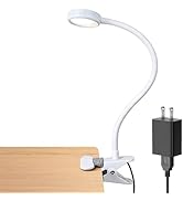 LEPOWER Clip on Light/Reading Lights/Book Light Color Changeable/Night Lights Clip on for Desk, B...
